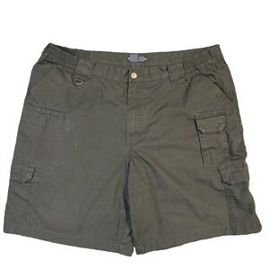 5.11 TACTICAL SERIES CARGO SHORTS MEN'S 40 BLACK WORKWEAR RIPSTOP